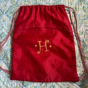Red Drawstring Bag